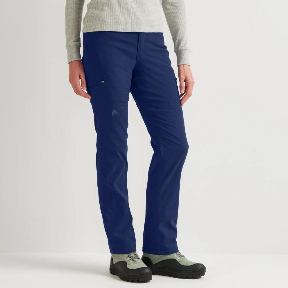 Eddie Bauer First Ascent Guide Pro Pants Womens 10 Regular Hiking Stretch Indigo